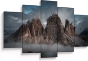 Kép - Három fogak, olasz Dolomitok (150x105 cm)