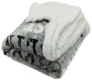 Manhattan báránybőr takaró, 150 x 200 cm