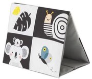 Taf Toys - Gyermek textilkönyv tükrös fekete