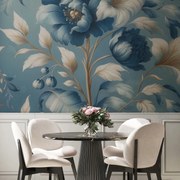 Fotótapéta - Virágok kékben (147x102 cm)