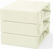 Pamut lepedő gumis 180x200 Ecru