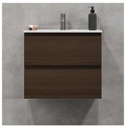 Fürdőszobai szekrény mosdóval KENWOOD 61 cm dió