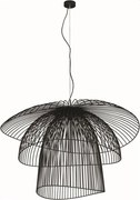 KAJA KP-12 PLAZA Fekete Színű Függeszték 1xE27 15W IP20