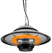 Sugárzó fűtőtest 1500 W, mennyezeti, IP44, távirányító 90-034