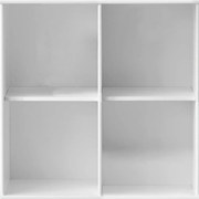Fehér moduláris polcrendszer 68,5x69 cm Mistral Kubus - Hammel Furniture