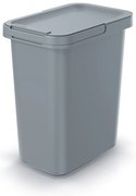 Függő szemetes, 12 l, szürke