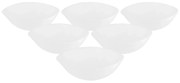 Altom White harmony opálüveg tálka készlet 16 cm, 6 db