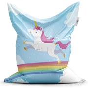 Classic babzsák egyszarvú - gyerek, színes