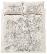 Fehér kétszemélyes-hosszabbított mikroplüss ágyneműhuzat 230x220 cm Cuddly – Catherine Lansfield