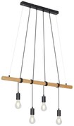 Briloner Briloner 4015045 - Csillár zsinóron 4xE27/25W/230V BL1655