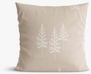 Goldea pamut párnahuzat - északi fenyők 40 x 40 cm