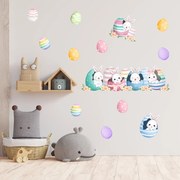 PIPPER. Textil falmatrica "Húsvéti nyuszik 3"