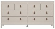 Szürkésbézs komód 159x80x38 cm Madrid – Tvilum
