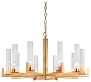 Kolarz 6009.81030 - Csillár láncon RAGGIO 10xE14/25W/230V 24K arany