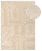 Bézs gyapjú szőnyeg 200x290 cm Zen Garden – Flair Rugs