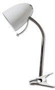 Aigostar asztali lámpa klippel 1xE27/11W/230V fehér/krom