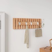 tömör diófa fali akasztó 42 x 8,5 x 14 cm