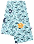 Flanel pelenka nyomtatott mintával New Baby erdei állatkák