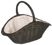 Fonott kosár fogantyúval tűzifához 50x70 cm