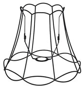 Fém lámpabúra fekete 30/26 - Granny Frame