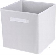 Kallax doboz, textil tárolódoboz, fehér 31x31x31cm