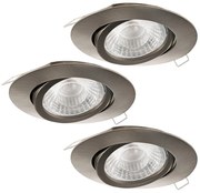 Eglo Tedo 1 95359 álmennyezeti spot szett, 3x5W GU10 LED, 3000K, 3x400lm