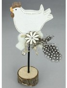 Csirke - fa dekoráció