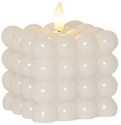 Flamme Dot fehér LED viaszgyertya, magasság 9,5 cm - Star Trading