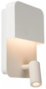 Lucide 79200/08/31 - BOXER LED fali lámpa 5W/230V + 5W USB, fehér
