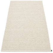 Krémszínű kültéri-beltéri szőnyeg 85x160 cm Mono Linen Vanilla – Pappelina