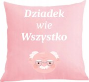 Párna párnahuzat Nagypapa napja Nagypapa mindent tud Ajándék