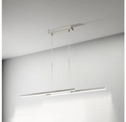 Eglo 33232 - FRAIOLI-C LED RGBW dimmelhető kábeles csillár 2xLED/17W/230V, matt króm