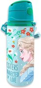 Disney Jégvarázs Enchanted alumínium szívószálas kulacs akasztóval 600 ml