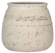 Pottery Pots Hestia, krétafehér, többféle méretben – fazekas edények méretek: L: ⌀ 52 x 46 cm