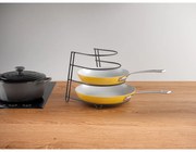 Canyon Lava fekete serpenyőtartó - Metaltex