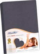 Bellatex frotté lepedő grafit, 180 x 200 cm