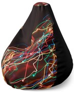 Pear babzsák fényhatás, színes