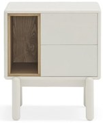 Krémszínű éjjeliszekrény Corvo – Teulat