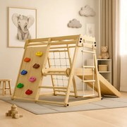 Többfunkciós beltéri játszótér csúszdával