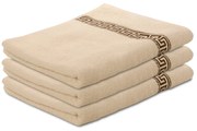 GREEK törölköző 70x130 cm krémszínű, 100% pamut