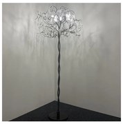 Kristály állólámpa 5xG9/40W/230V fekete