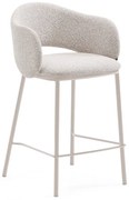 Elefántcsont színű bárszék (ülésmagasság 65 cm) Maina – Kave Home