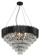 Brilagi - CARLOS kábeles csillár, 11× E14 foglalat, max. 40 W, 230 V, átmérő 80 cm