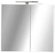 TMP SHARP Tükrös fürdőszobai szekrény LED világítással - 100 cm