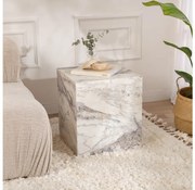 Kisasztal KUP 50x45 cm márvány dekoráció