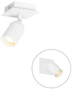 Modern fürdőszoba spotlámpa fehér négyzet alakú IP44 - Ducha