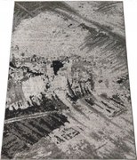 Szürke modern szőnyeg, szobába 60x120 cm