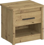 Éjjeliszekrény 1S, artisan tölgy, AIRON