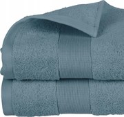 Fürdőlepedő Bio Pamut kék 100 x 150