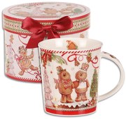 Karácsonyi bögrés mézeskalácsok ajándékdobozban 200 ml